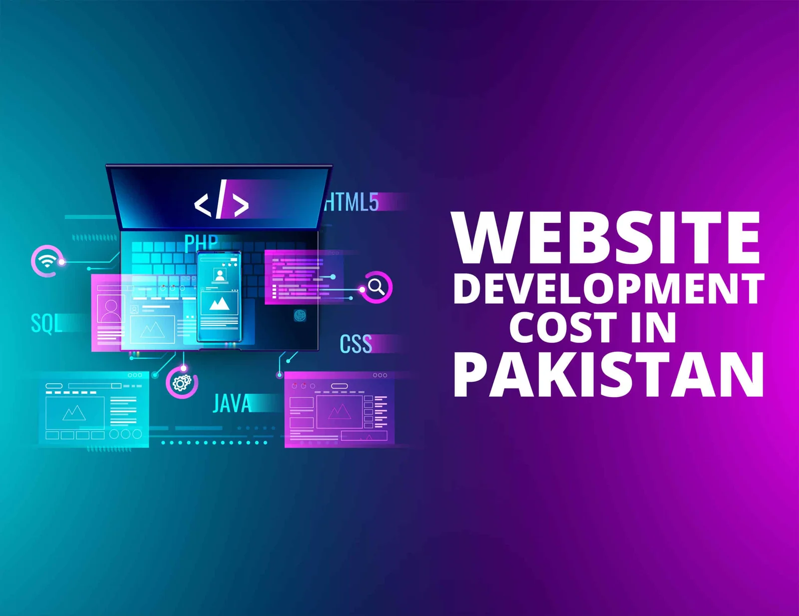 web development cost in pakistan